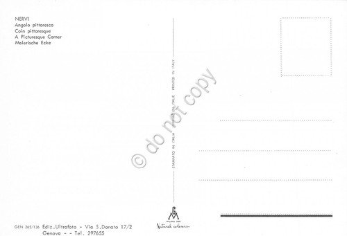 Cartolina Nervi Panorama parziale (Genova) | Immagine Gallery 2