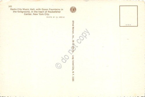 Cartolina New York City Radio City Music Hall in Rockefeller … | Immagine Gallery 2