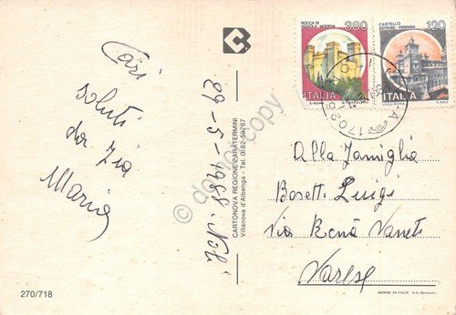 Cartolina Noli vedute 1988 (Savona) | Immagine Gallery 2