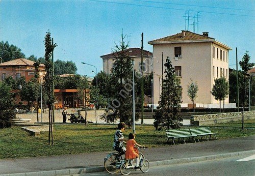 Cartolina Nonantola Stazione Autolinee
