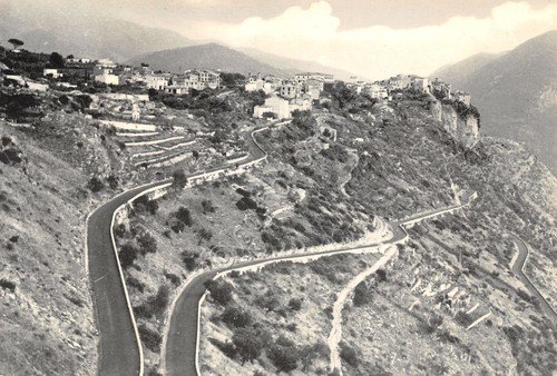 Cartolina Norma panorama della collina con strade anni '80 | Immagine principale