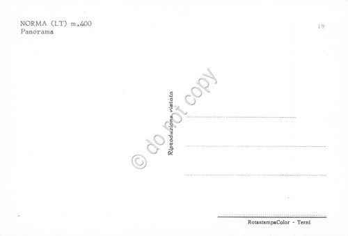 Cartolina Norma panorama della collina con strade anni '80 | Immagine Gallery 2