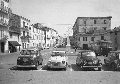Cartolina Norma Piazza Roma auto FIAT PT anni '80 | Immagine principale