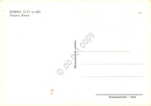 Cartolina Norma Piazza Roma auto FIAT PT anni '80 | Immagine Gallery 2