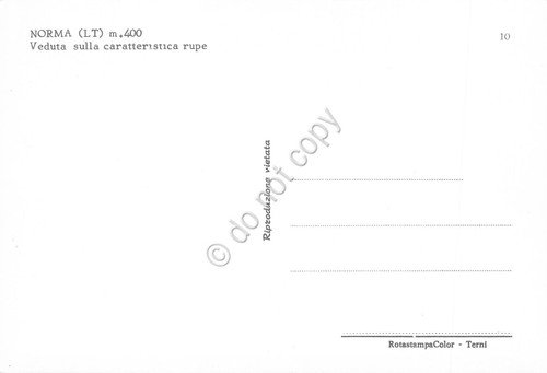 Cartolina Norma vista della Rupe case edifici anni '60 | Immagine Gallery 2