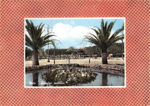 Cartolina Noto Giardini pubblici (Siracusa) | Immagine principale