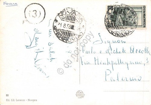 Cartolina Novara Bicocca Monumento ai Caduti 1953 | Immagine Gallery 2