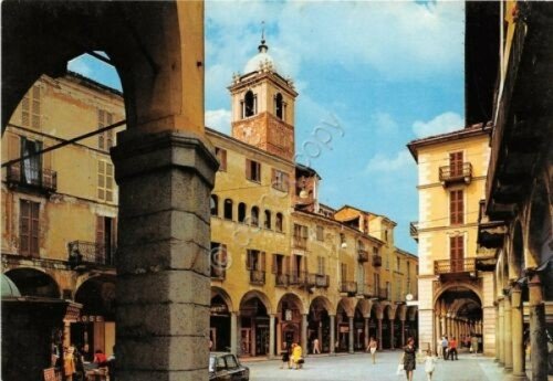 Cartolina Novara Piazza C. Battisti 1983 | Immagine principale