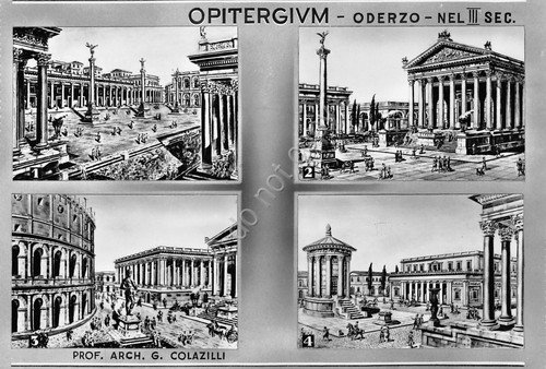 Cartolina Oderzo Vedute nel III Secolo (Treviso) | Immagine principale