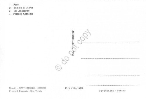 Cartolina Oderzo Vedute nel III Secolo (Treviso) | Immagine Gallery 2