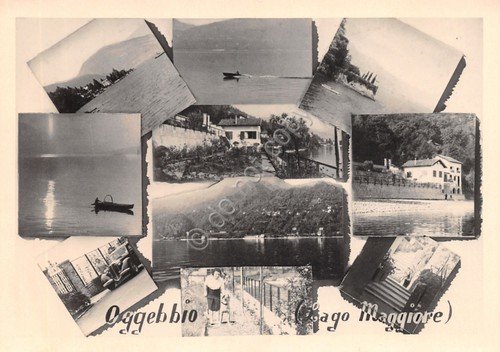 Cartolina Oggebbio Lago Maggiore vedute varie prova di fotocartolina | Immagine principale