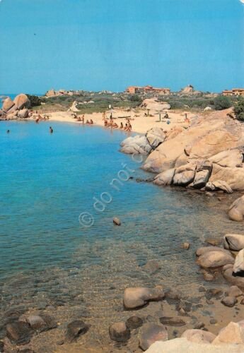 Cartolina Olbia Golfo di Marinella Punta Marana spiaggia animata 1984 …