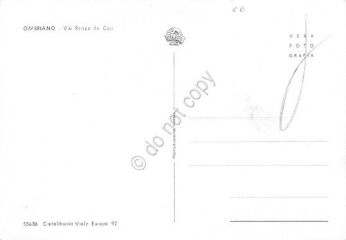 Cartolina Ombriano Via Renzo da Ceri | Immagine Gallery 2