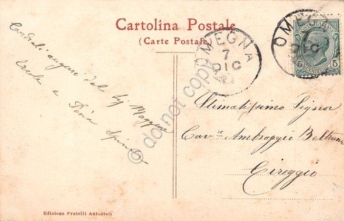 Cartolina Omegna Linea del Sempione Pretorio Ponte su Nigoglia 1908 … | Immagine Gallery 2