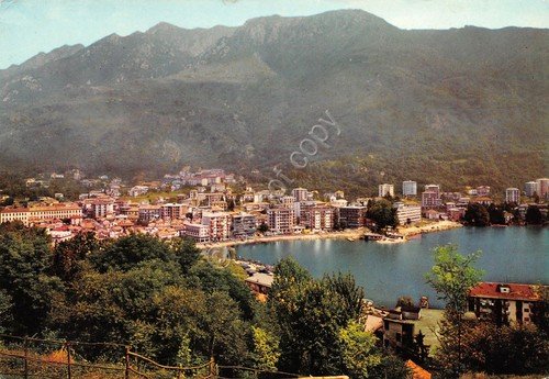 Cartolina Omegna panorama paese dall'alto 1971 | Immagine principale