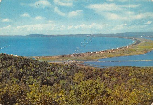 Cartolina Orbetello Spiaggia della Giannella 1977 segni (Grosseto) | Immagine principale