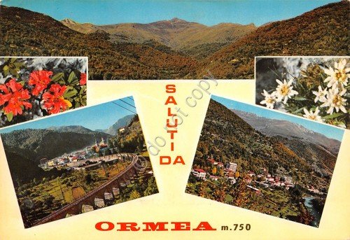 Cartolina Ormea vedute 1973 | Immagine principale