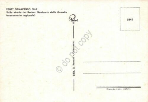 Cartolina Ornavasso sulla Strada del Boden Santuario della Guardia