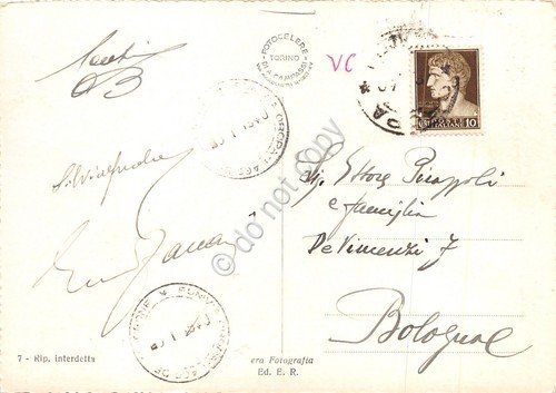 Cartolina Oropa Campi di sci animata 1940 | Immagine Gallery 2