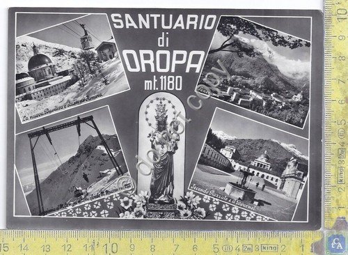 Cartolina Oropa Gruss aus Saluti da 1967 (Vercelli)