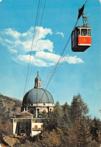 Cartolina Oropa Santuario Basilica e funivia (Biella) | Immagine principale