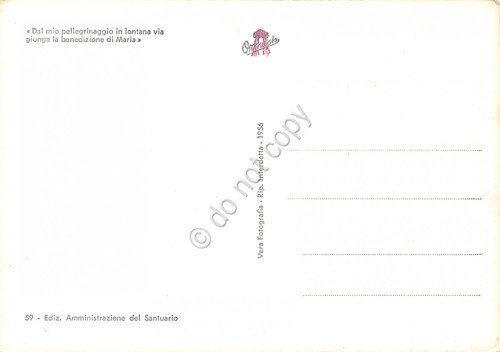 Cartolina Oropa Santuario Basilica e teleferica anni '50 (Biella) | Immagine Gallery 2