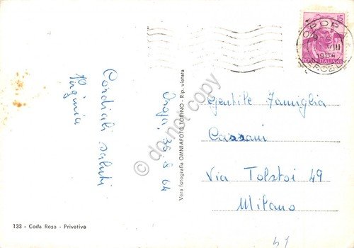 Cartolina Oropa Santuario vedute 1964 (Vercelli) | Immagine Gallery 2