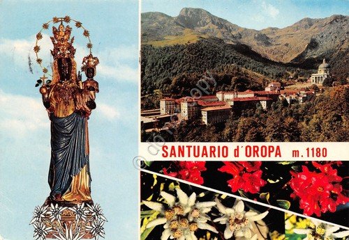 Cartolina Oropa Santuario vedute 1979 (Vercelli) | Immagine principale