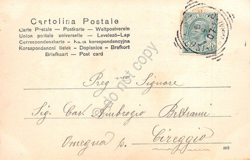 Cartolina Orta Seminario San Giulio Darsena Bagni Lavanderia Guardaroba 1907 | Immagine Gallery 2