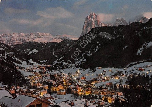 Cartolina Ortisei Panorama invernale Notturno | Immagine principale