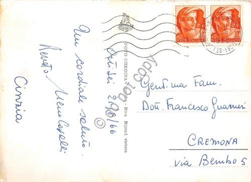 Cartolina Ortisei Sassolungo Panorama Foto Ghedina 1966