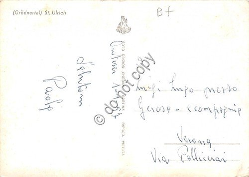 Cartolina Ortisei Val Gardena panorama (Bolzano) | Immagine Gallery 2