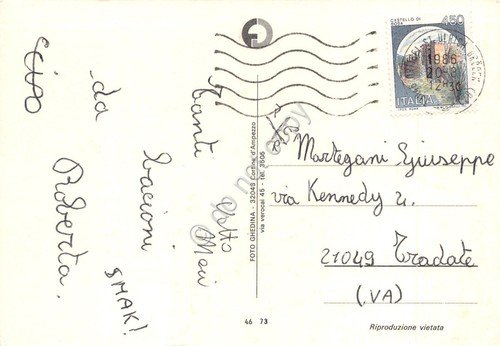 Cartolina Ortisei vedute varie paese 1986 | Immagine Gallery 2