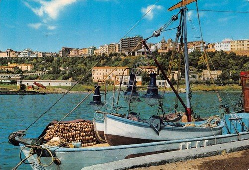 Cartolina Ortona panorama dal porto 1978 pescherecci (Reggio Emilia) | Immagine Gallery 1