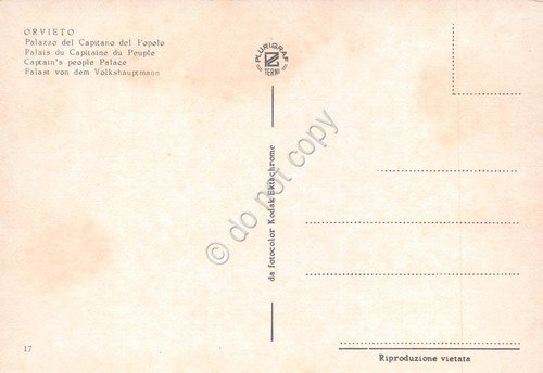 Cartolina Orvieto giorno di mercato bancarelle animata anni '80