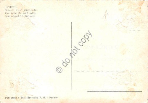 Cartolina Orvieto Panorama lato Mezzogiorno | Immagine Gallery 2