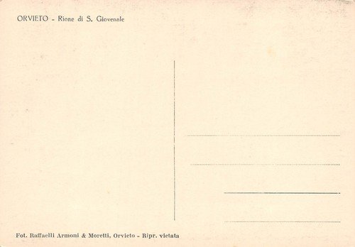 Cartolina Orvieto Rione di San Giovenale | Immagine Gallery 2