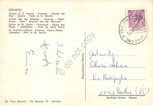 Cartolina Orvieto vedute anni '70 (Perugia) | Immagine Gallery 2