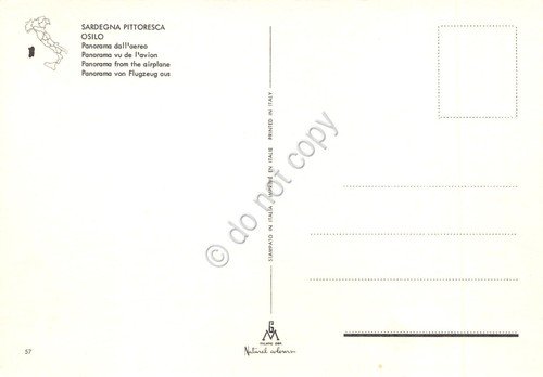 Cartolina Osilo Panorama aereo | Immagine Gallery 2