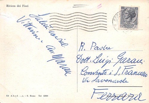 Cartolina Ospedaletti Panorama