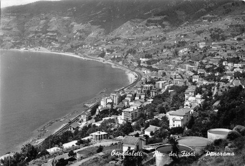 Cartolina Ospedaletti panorama anni '60 | Immagine principale