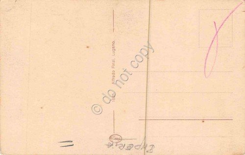 Cartolina Ospedaletti veduta da ponente ferrovia anni '30 | Immagine Gallery 2