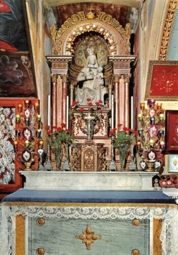 Cartolina Ossuccio Santuario B.V. del Soccorso Cappella della Madonna 1971 … | Immagine Gallery 1