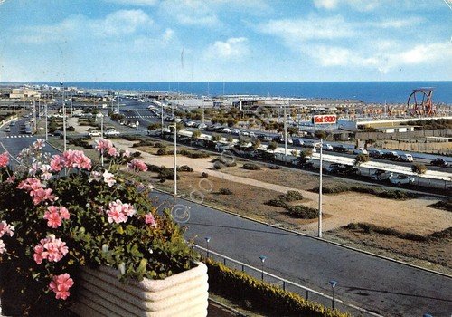 Cartolina Ostia Lido Panorama Parziale 1967