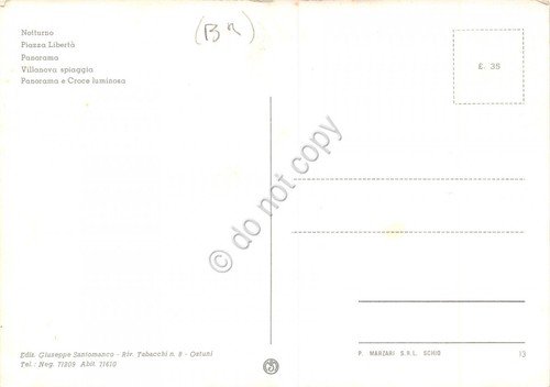 Cartolina Ostuni vedute (Brindisi) | Immagine Gallery 2