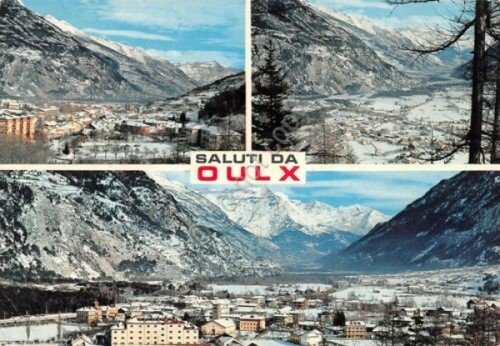 Cartolina Oulx vedute (Torino) | Immagine principale