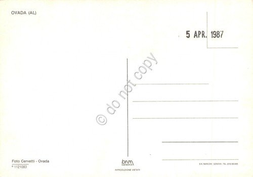 Cartolina Ovada una via animata 1987 | Immagine Gallery 2
