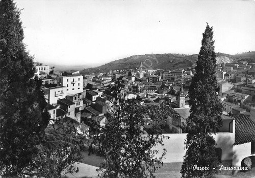 Cartolina Ozieri panorama parziale anni '60 | Immagine principale