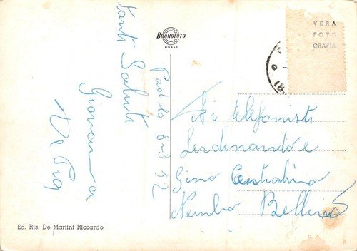 Cartolina Padola di Cadore con catena Aiarnola panorama 1952 | Immagine Gallery 2