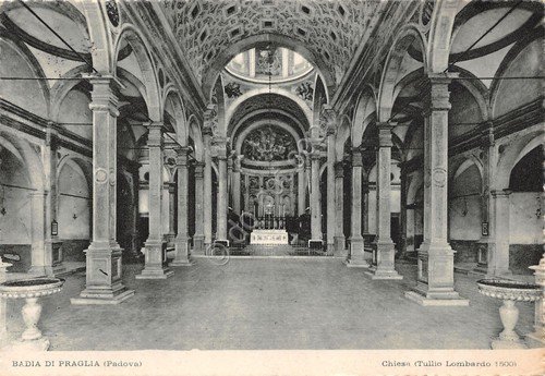 Cartolina Padova Badia di Praglia interno anni '50 | Immagine principale